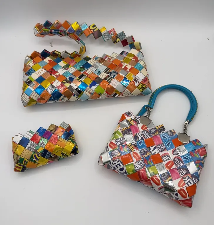 Vintage Candy Wrapper Purses(1 Jolly Ranchers) and Coin Purse