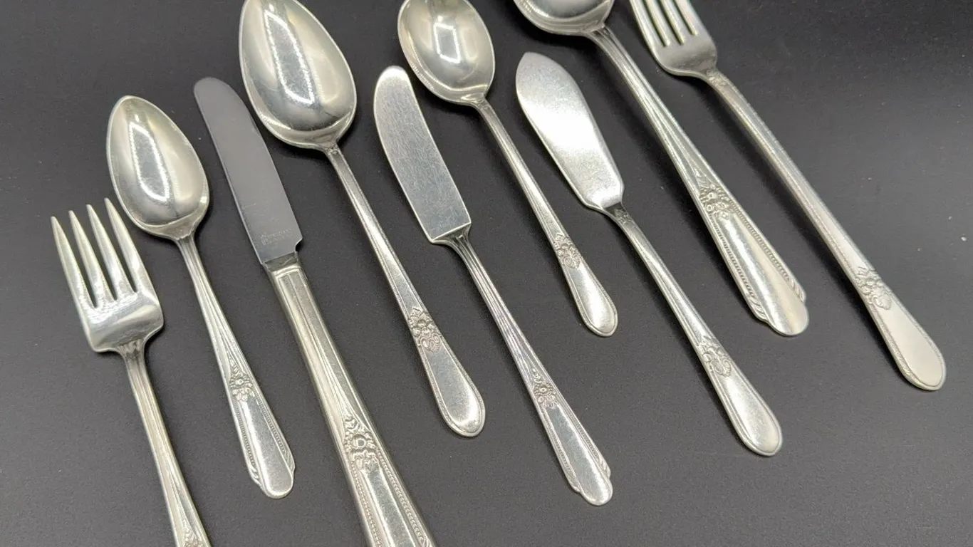 Large Lot Silver Plate Silverware