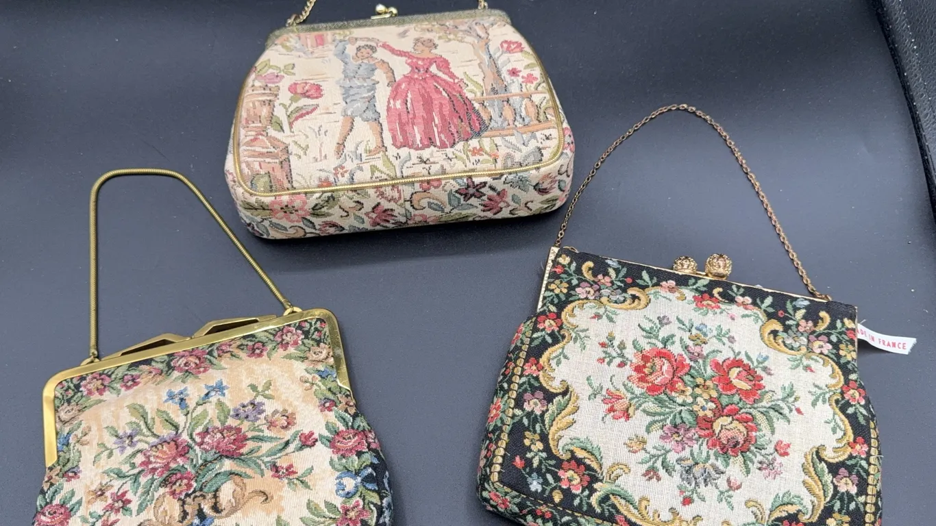 3 Tapestry Evening Purses