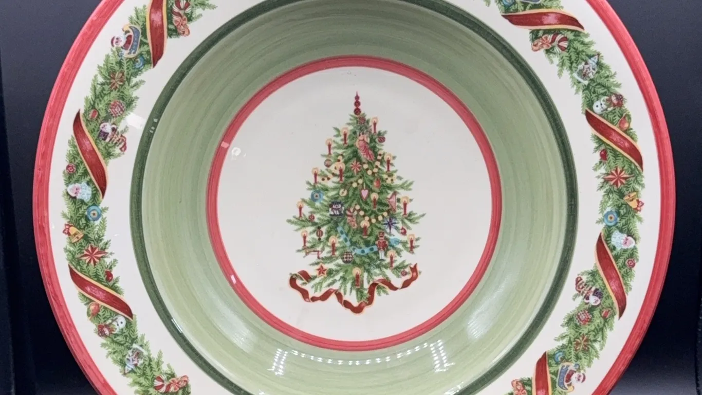 Christopher Radko "Christophers Tree" Large Serving Bowl