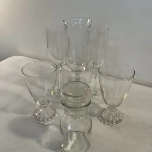 Assorted Clear Glassware