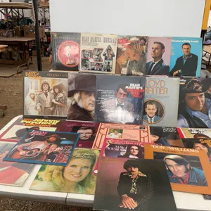 Quantity of long play records by various artists