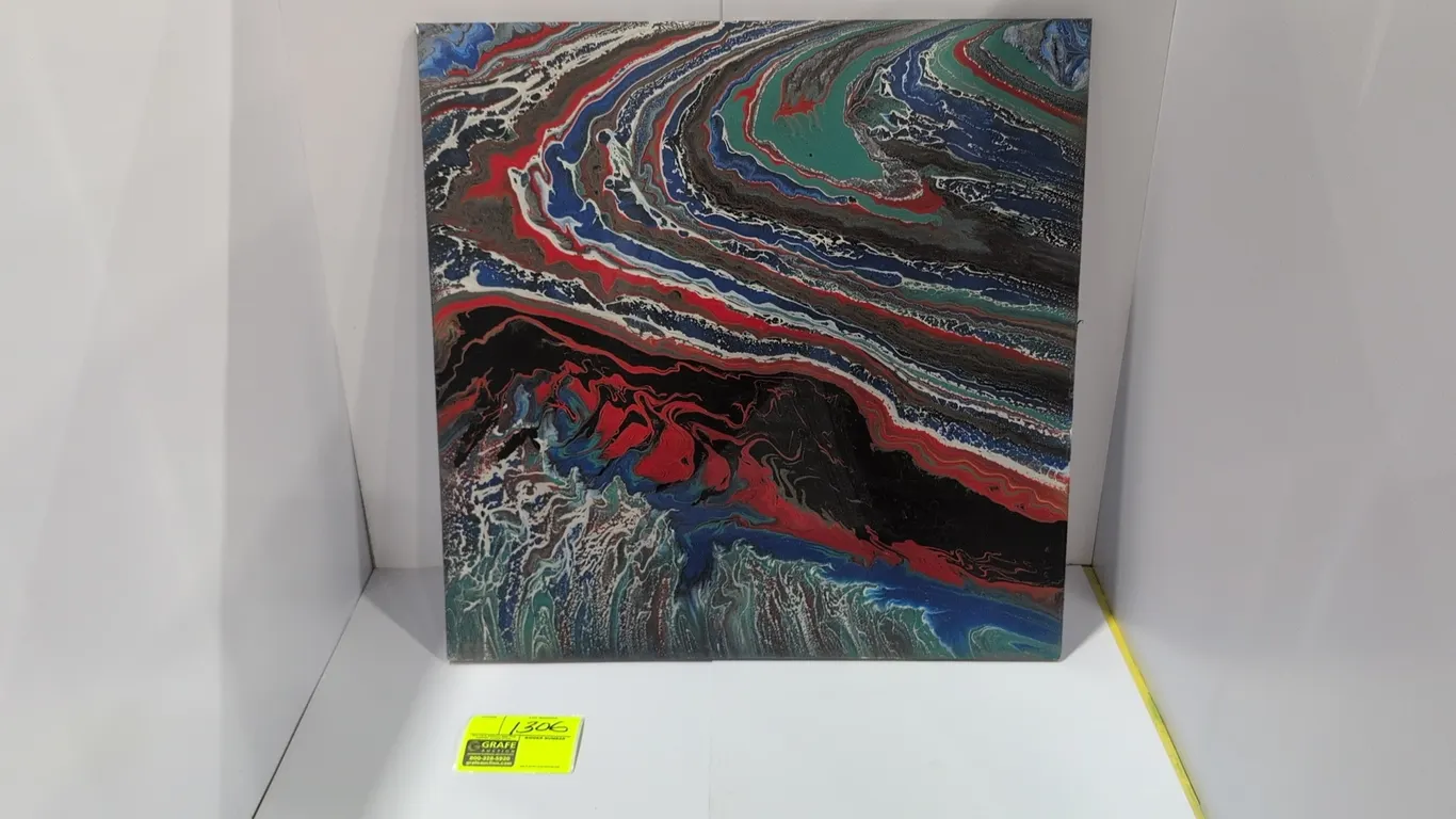 24"x24" Abstract acrylic art