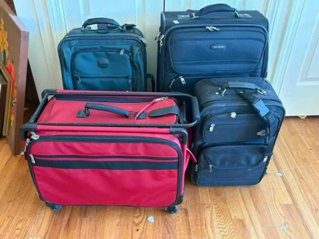 4 SUITCASES, LUGAGE