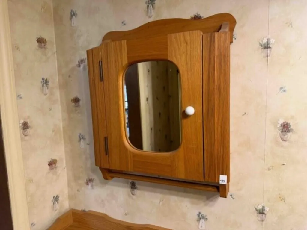 WOODEN MEDICINE CABINET