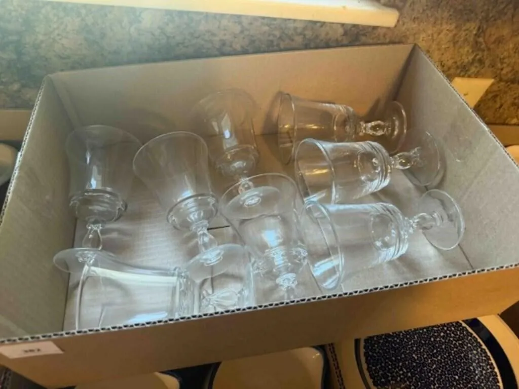 Clear Glass Stemware