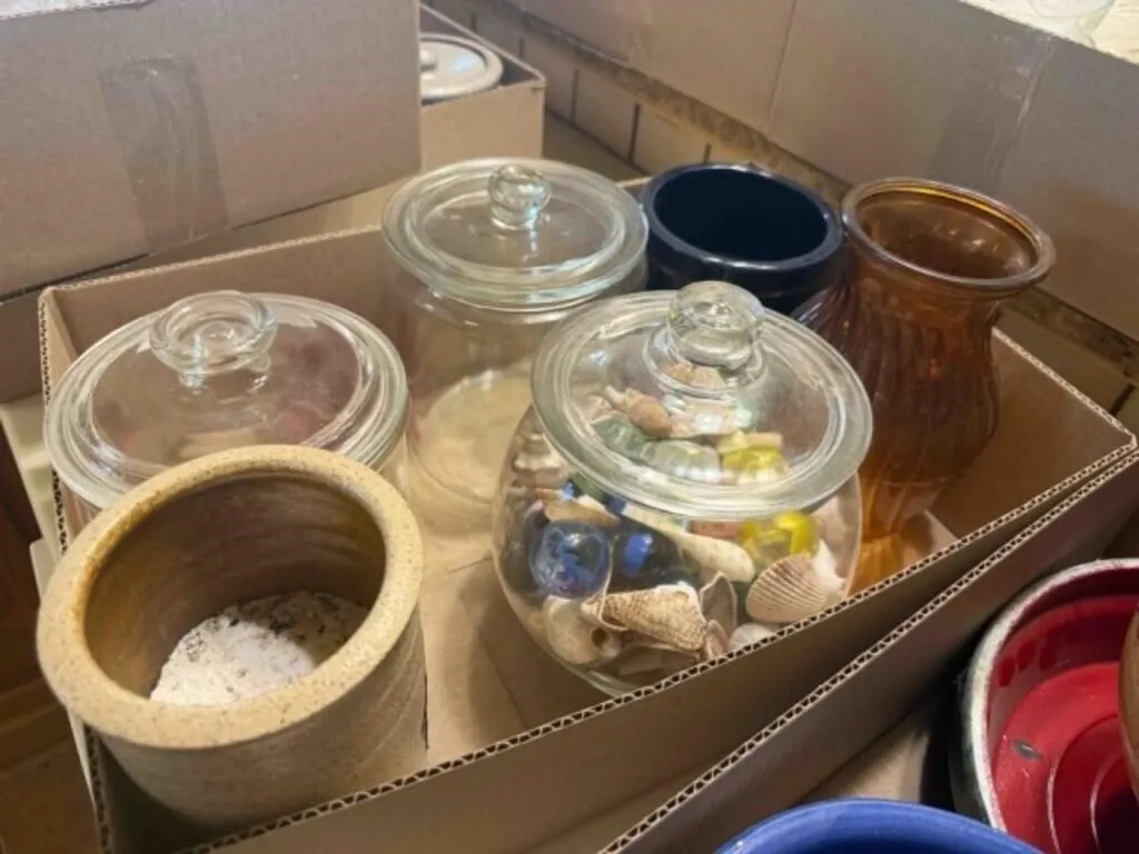 Clear Glass Canisters