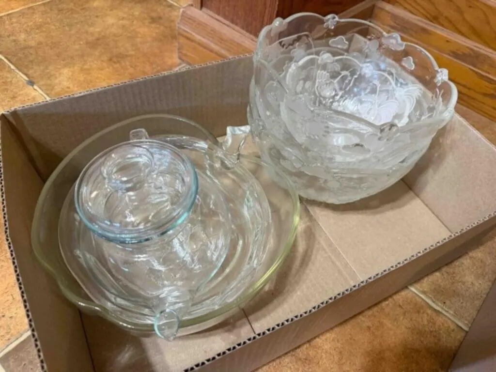 6pc - Clear Glass Bowls