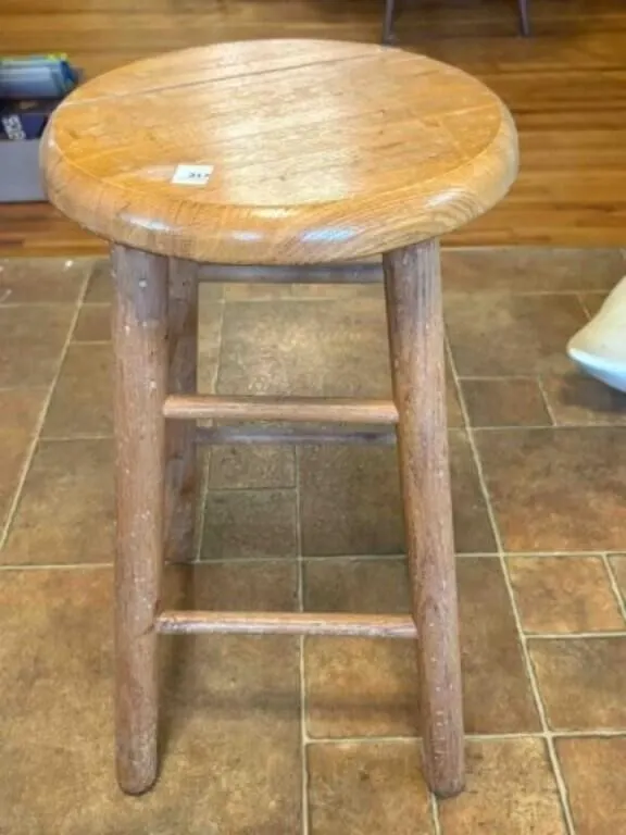 Oak Stool -