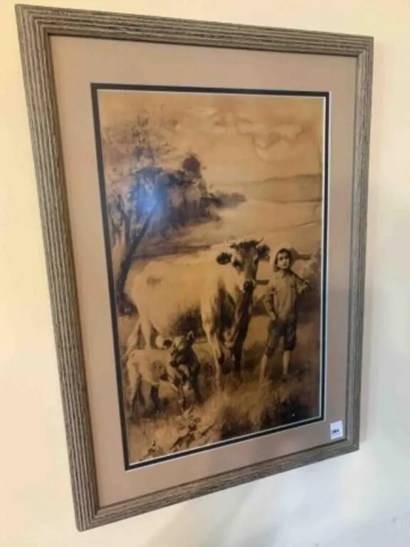 Wall Cow Picture