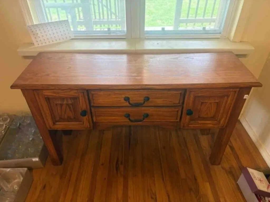 Rustic Oak Side Table