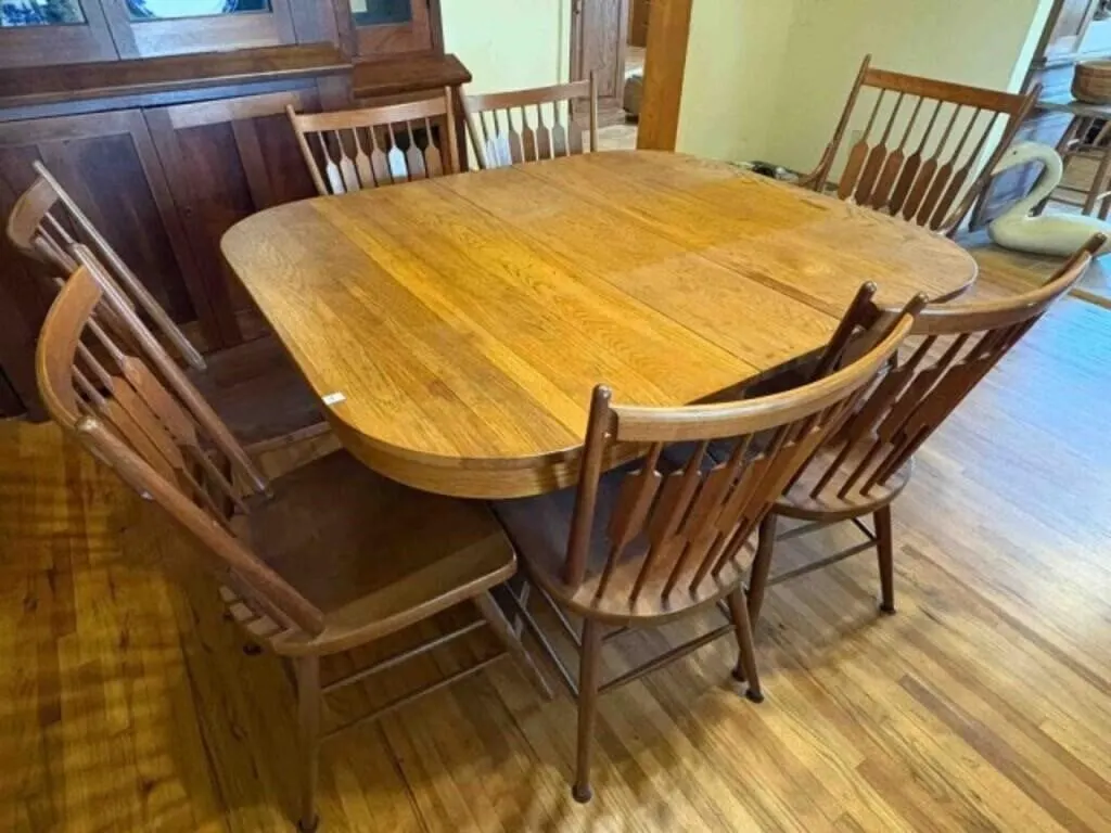 Vintage Oak Dining Table -