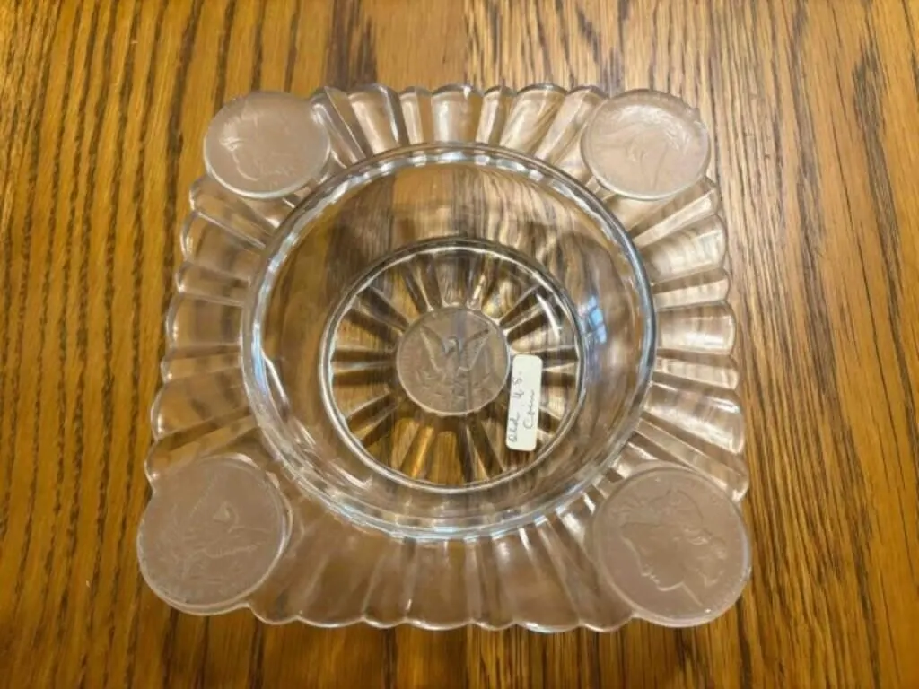 6" US. Coin Candy Dish