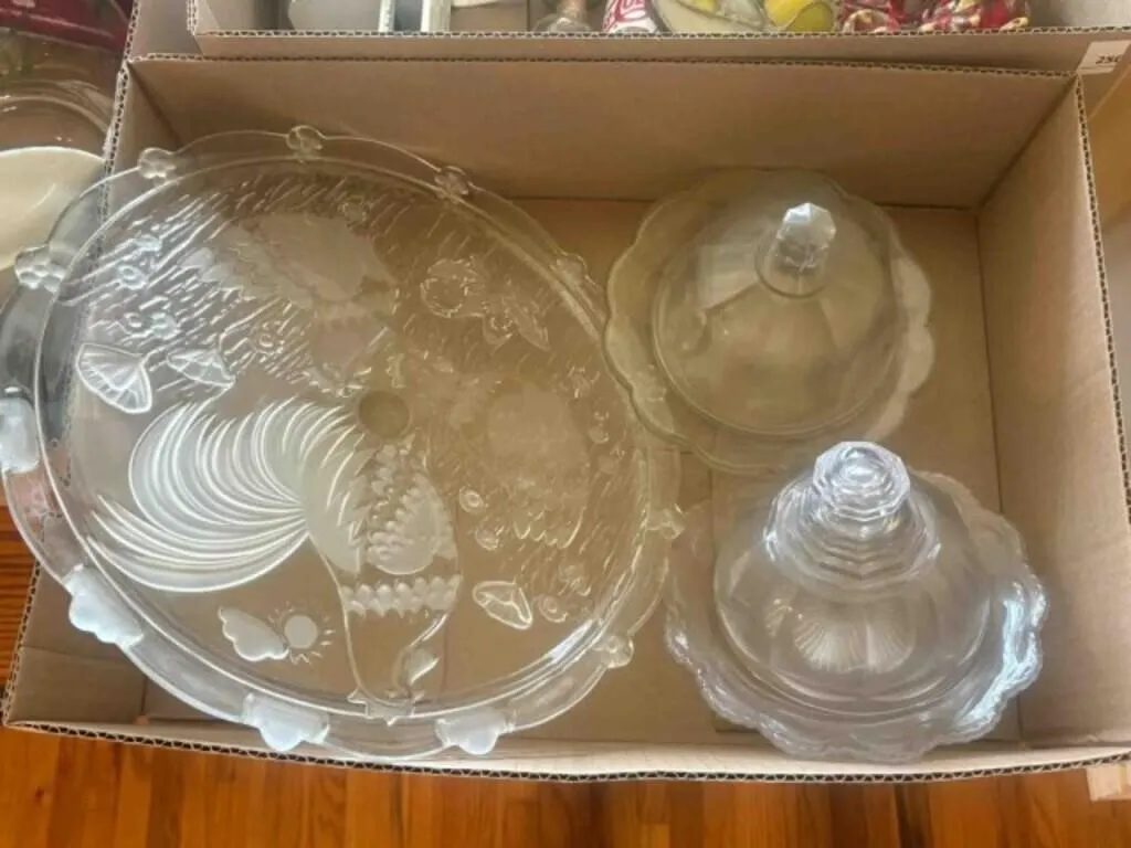 Glass Cake Plate, Candy Dishes