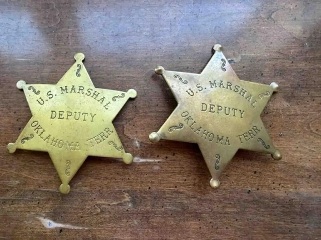 2-U.S. Marshal badges; Bedroom #2