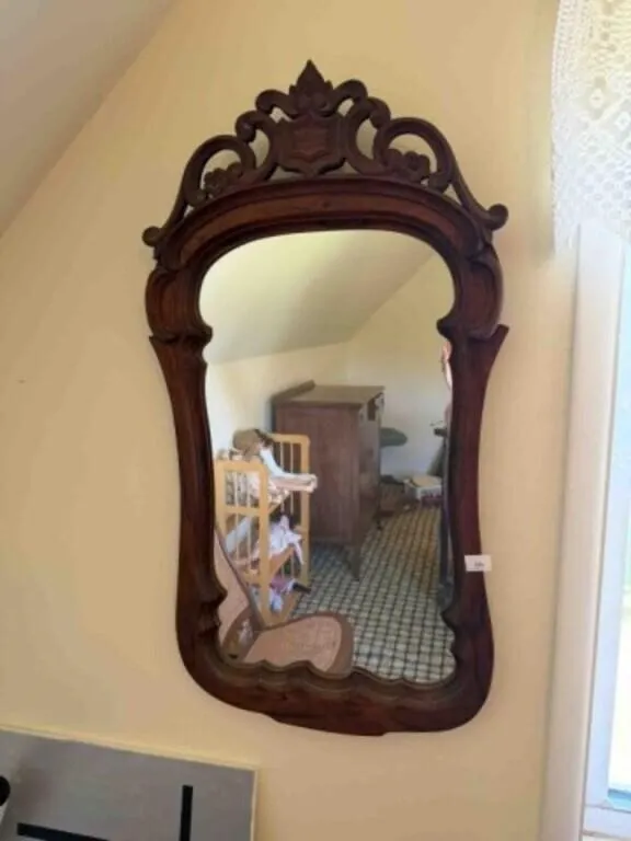 Hanging wall mirror; Bedroom #2