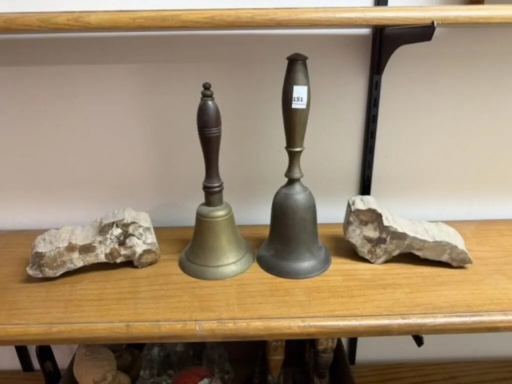 2-vintage school or church bells; upstairs