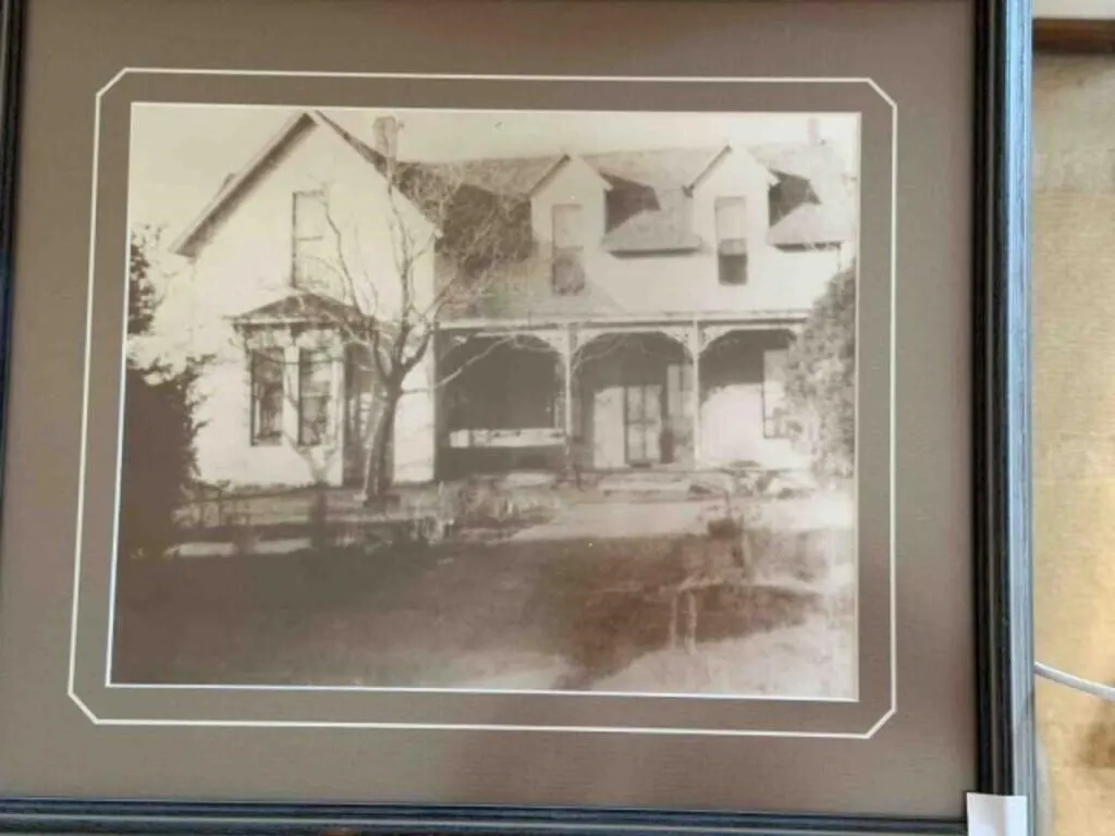 Vintage Farm house photograph; 12.5" x 14.5"