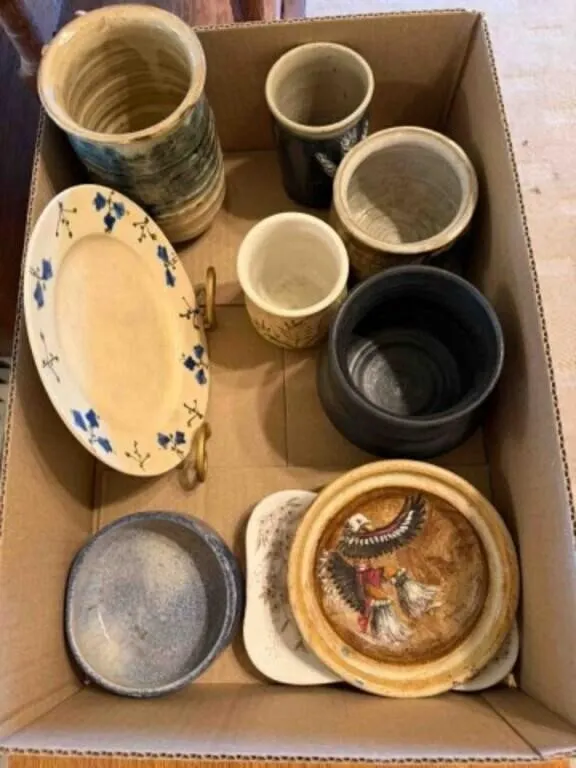 Clyde L. Otipoby pottery, Native American