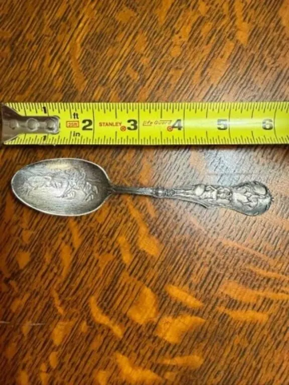 101 Ranch Sterling Silver spoon, 6" long