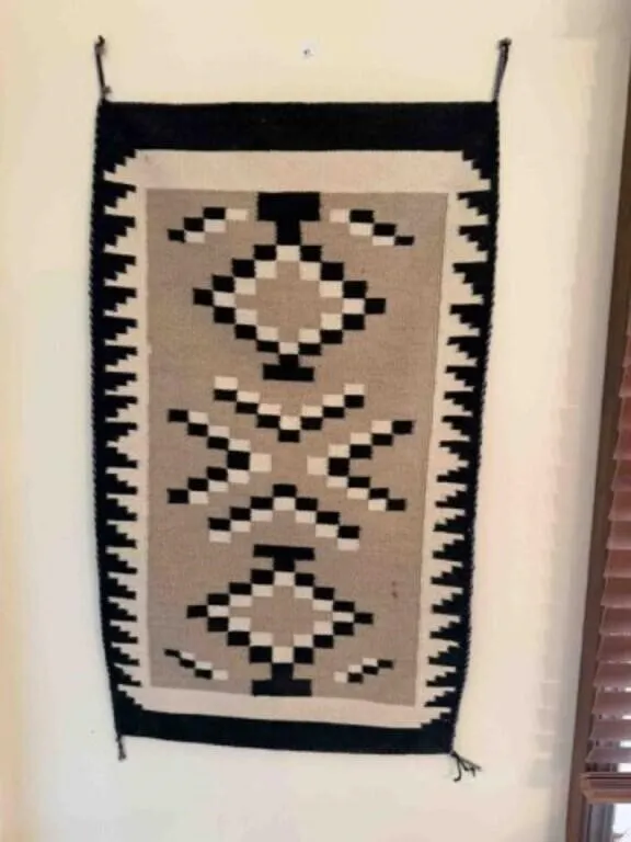 Navaho wall hanging, 24" x 40"