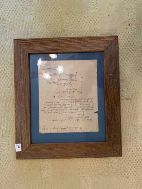 1934 original letter from farmer Frank Caldwell