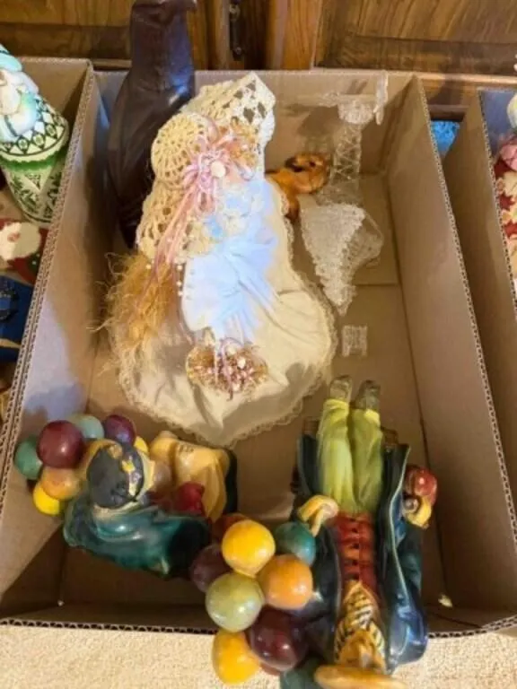 Box of misc. figurines