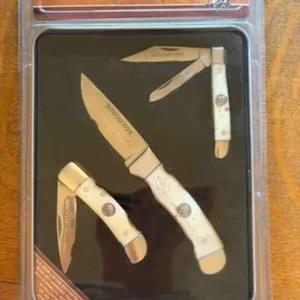 Winchester bone knife set, 3-knives in package