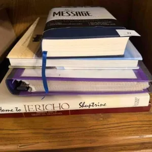 stack of larger books, Jericho, Grant Co.