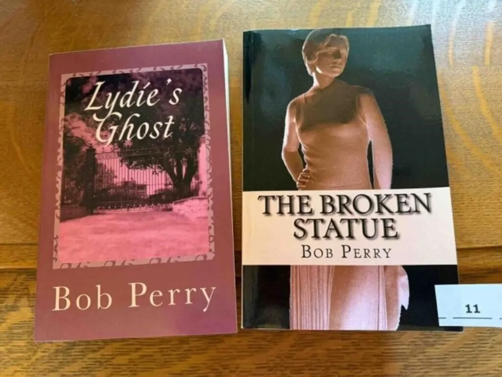2- Signed Bob Perry books;