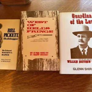 2-signed Glenn Shirley books