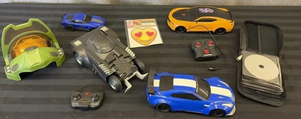 Batman Car, Transformers Car, DVD�s & more
