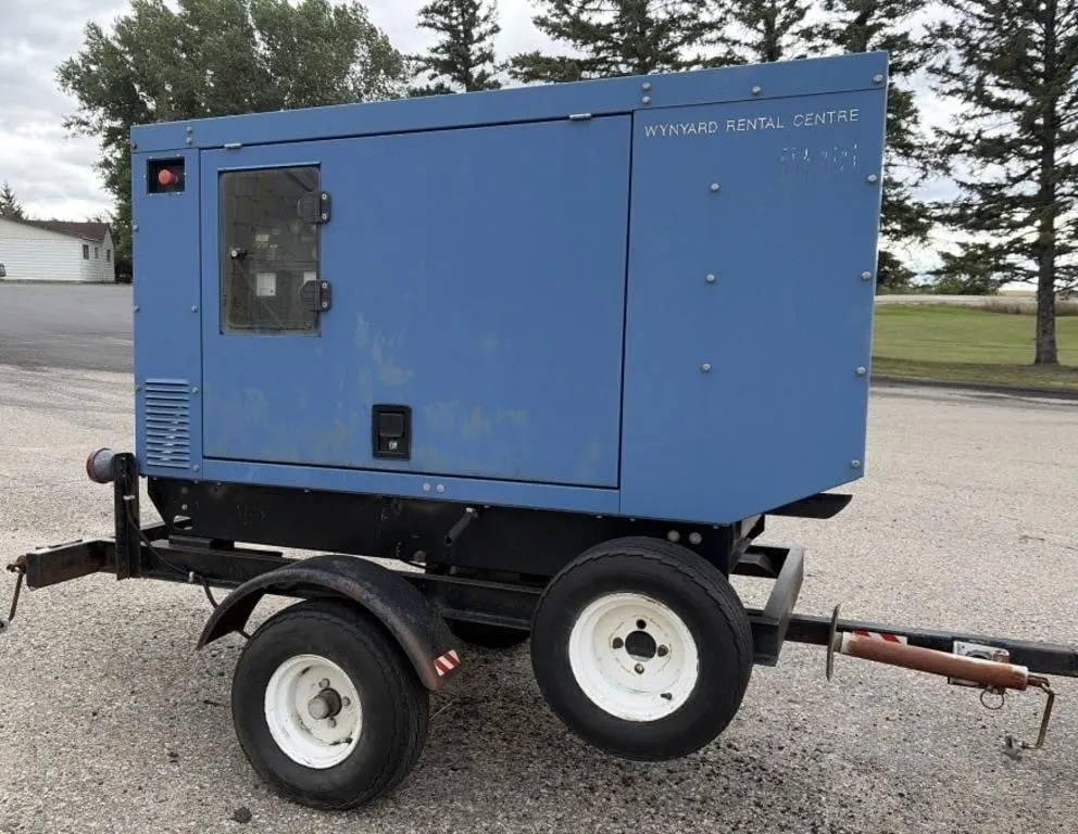 2002 SDMO TM 16 Generator on Home Built Trailer