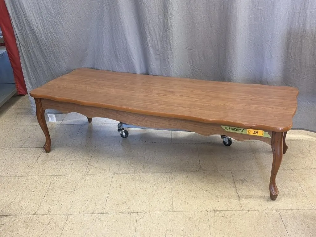 Vintage wooden coffee table