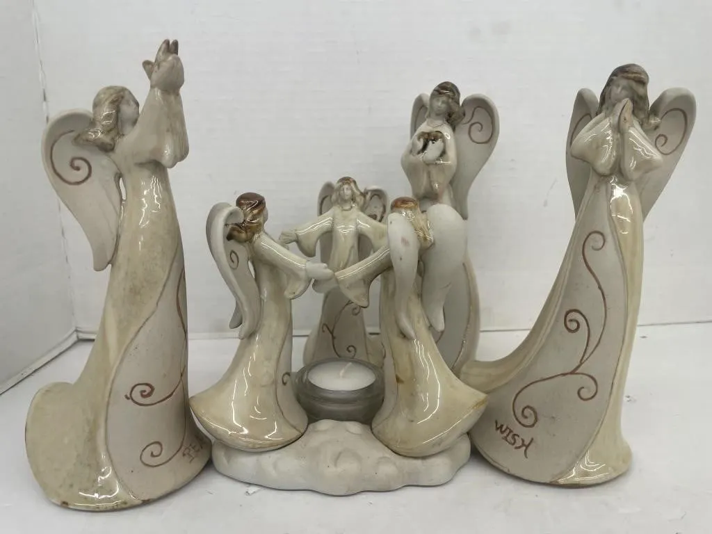 Vanmark's 'Angels From Above' ceramic candleholder