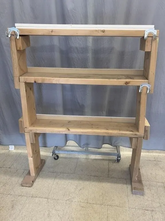 Homemade Tool Shelf For Garage - 2x6�s/2x4�s