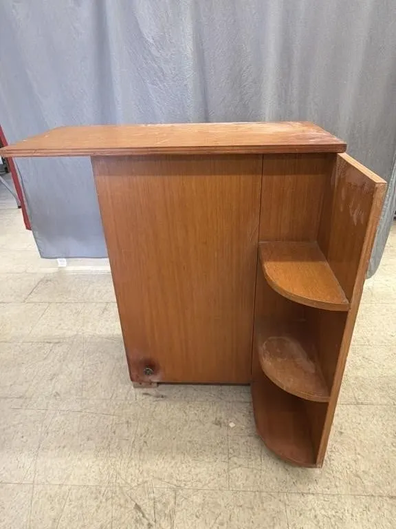Vintage Corner Cupboard