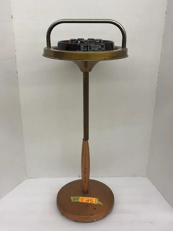 Vintage Floor-Standing Ashtray