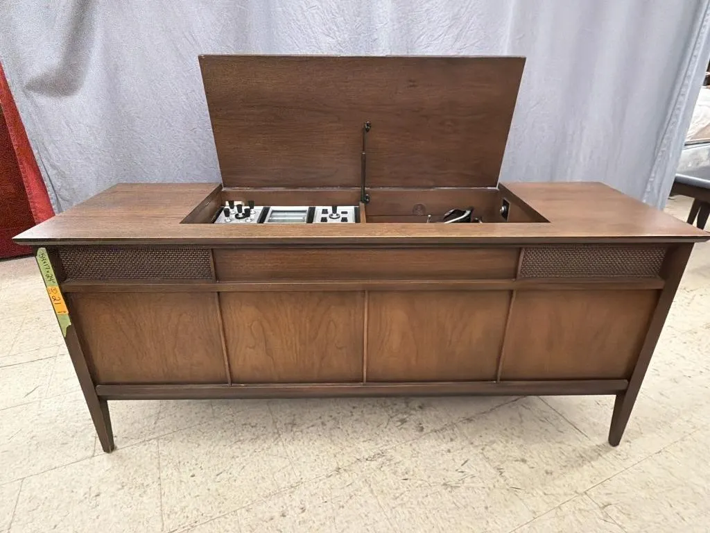 Vintage mid-century modern stereo console