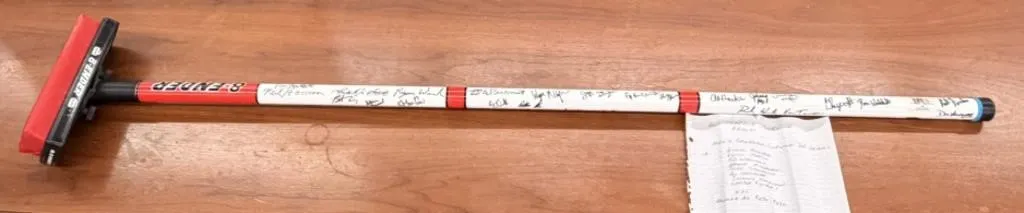 CDN Men's Champion Autographed Curling Broom
