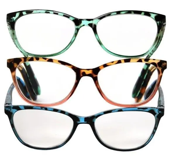Cat Eye Reading Glasses 3pk