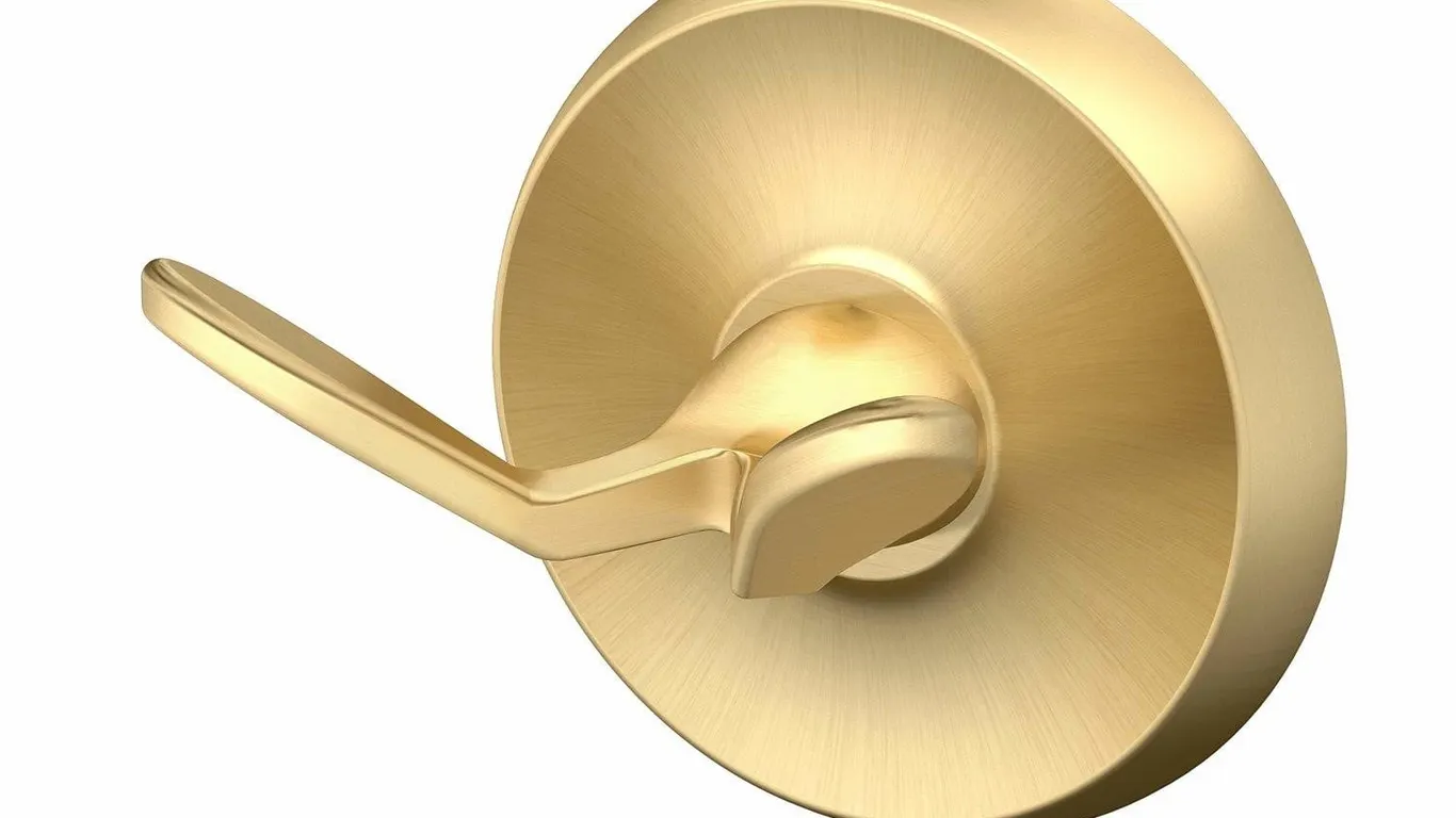 Gatco 5056 Designer II Double Robe Hook Brass
