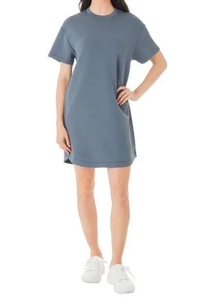 LG Womens Short Sleeve Sandwash Dress L