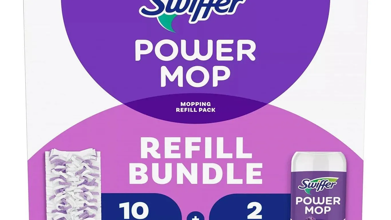 Swiffer PowerMop Refill Lavender 10ct Pads 2pk