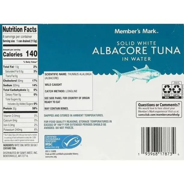 Premium Albacore Tuna Wild Caught