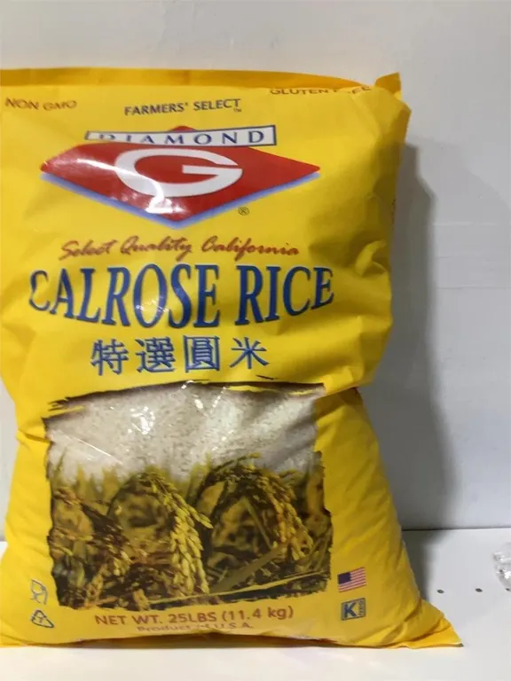 Diamond G Farmers Select Calrose Rice 25 lb Bag