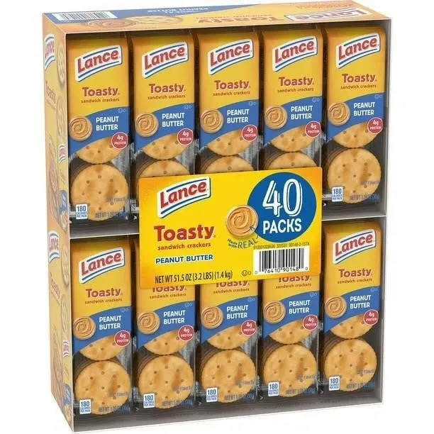 Lance Toasty Peanut Butter Sandwich Crackers