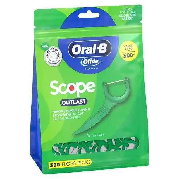 Oral-B Glide Scope Outlast Floss Picks 300ct