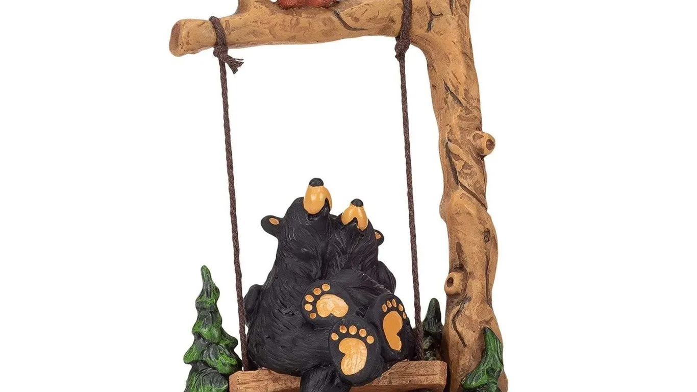 Demdaco Bearfoots Jovial Bears Figurine 9x6