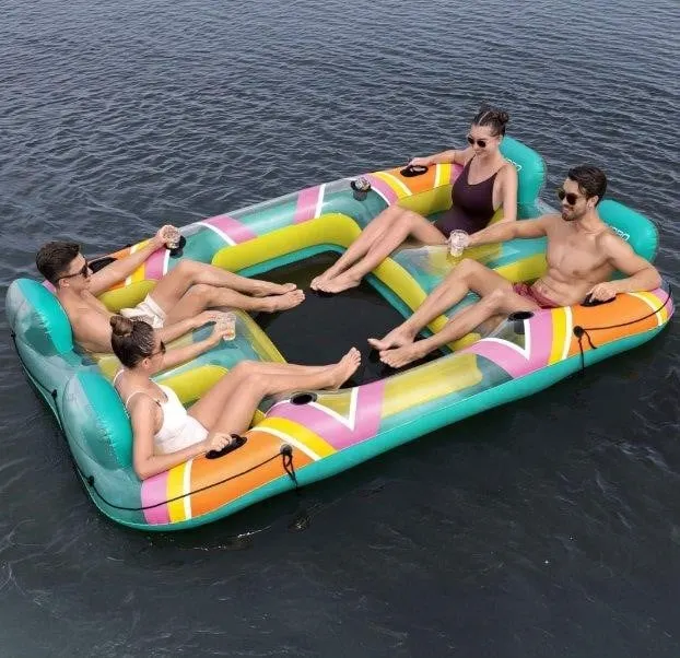 Hydro Force 4-Person Inflatable Island